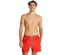 Calvin Klein Herren Badehose Medium Drawstring mit Logo, Rot (Flaming Chili), 6XL