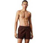 Calvin Klein Herren Badehose Medium Drawstring mit Tunnelzug, Braun (Juna Brown), S