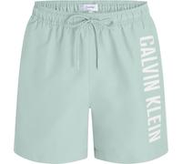 Calvin Klein Herren Badehose Medium Drawstring mit Tunnelzug, Grau (Moonlight Jade), S
