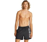 Calvin Klein Herren Badehose Medium Drawstring mit Tunnelzug, Schwarz (Pvh Black), XXL