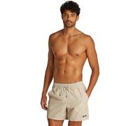Calvin Klein Herren Badehose Medium Drawstring-Print mit Logo, Beige (Granite Chalk Aop), XXL