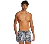 Calvin Klein Jeans Short Drawstring-print Badeshorts L Glitched Marble Aop Black