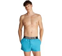 Calvin Klein Herren Badehose Short mit Logobund, Blau (Bash Blue), L