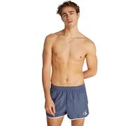 Calvin Klein Herren Badehose Short Runner mit Gummizug, Blau (Grisaille), M