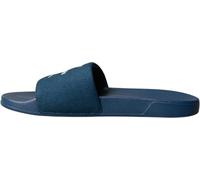 Pantolette CALVIN KLEIN JEANS "ESS SLIDE CV", Herren, Gr. 41, navy, Textil, bestickt, unifarben, Schuhe Pantolette, Badeschuh, Flat, Poolslides mit Logoschriftzug (17592664-41) navy