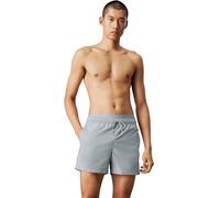Calvin Klein Herren Badeshorts Medium Double mit Tunnelzug, Grau (Quarry), S