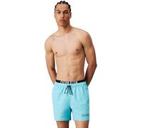 Calvin Klein Herren Badeshorts Medium Double Mittellang, Blau (Blue Punch), S