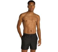 Calvin Klein Herren Badeshorts Medium Double Waistband Mittellang, Schwarz (Pvh Black), S