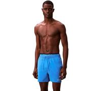 Calvin Klein Herren Badeshorts Medium Drawstring mit Tunnelzug, Blau (Aegean Ocean), S