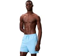 Calvin Klein Herren Badeshorts Medium Drawstring mit Tunnelzug, Blau (Chilly Blue), 3XL