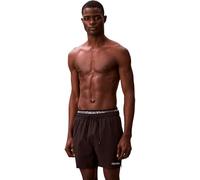 Calvin Klein Herren Badeshorts Medium Drawstring mit Tunnelzug, Schwarz (Black), 2XL