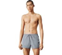 Calvin Klein Herren Badeshorts Runner Schnelltrocknend, Grau (Quarry), M