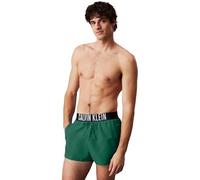 Calvin Klein Herren Badeshorts Short mit Logobund, Grün (Wild Green), XXL