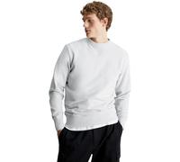 Calvin Klein Jeans Herren Sweatshirt Badge Crew Neck ohne Kapuze, Grau (Lunar Rock), XXL