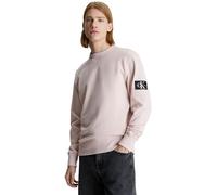 Calvin Klein Herren Badge Crew Neck J30j323426 Sweatshirts, Rosa (Sepia Rose), XXL