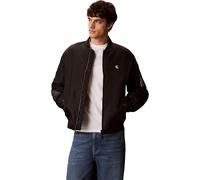 Calvin Klein Herren Bomberjacke Nylon Gefüttert, Schwarz (Black), L