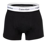 Calvin Klein Herren Boxershorts, 3er Pack - Relaxed Trunk, Icon Stretch, Logobund Schwarz/Weiß 3XL
