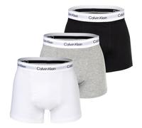 Calvin Klein 3er-Pack Icon Baumwoll-Stretch-Boxershorts für Herren NB4286 | Herrenunterwäsche, mittelhoch geschnitten, bequeme Passform, feuchtigkeitsregulierend, nahtloser Infinity Bond-Bund