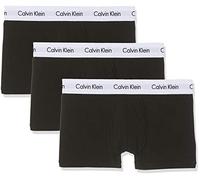 Calvin Klein Herren Boxershorts, Hüft-Shorts, hochwertige Baumwoll-Unterhosen für Männer, mit Stretch-Anteil, elastischer Bund, 3er Pack, Schwarz (Black 001), M