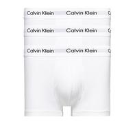 Calvin Klein Herren Boxershorts Low Rise TRUNK, 3er Pack U2664G, Ohne Eingriff, Mehrfarbig ( Weiß-100 ) - X-Large