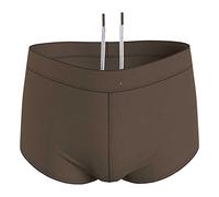 Calvin Klein Trunk Back Logo Badehose braun/weiß - S