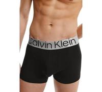 Calvin Klein - Bekleidung Trunk 3Pk Steel Cotton - schwarz - Größe S