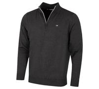 Calvin Klein Herren Campus 1/2 Zip All Pullover - Kohle/Silber - XL
