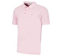 Calvin Klein Herren Campus 3 Knopf Kragen Polo Hemd - Babyrosa - S
