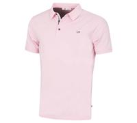Calvin Klein Herren Campus Sport Stretch Golf Poloshirt - Baby Rosa Sport - M