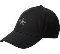 Calvin Klein Herren Cap Mono Logo Panel aus Baumwolle, Schwarz (Black), Einheitsgröße