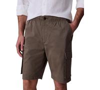 Calvin Klein Herren Cargo Shorts Cotton Pull On Knielang, Braun (Bungee Cord), S