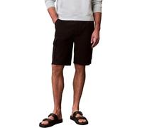 Cargoshorts CALVIN KLEIN JEANS "9" COTTON PULL ON CARGO SHORT", Herren, Gr. L, N-Gr, schwarz, Web, Obermaterial: 97% Baumwolle, 3% Elasthan, unifarben, casual, klassisch kurz, Hosen, Mit Gürtelschlauf