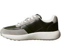 Calvin Klein Herren City Runner Laceup Tape LTH Hm0Hm02033 Low Top, Green (Rock Ridge/Medieval Forest), 40 EU