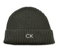 Calvin Klein Jeans Herren Strickmütze, Grün (Dark Olive), Einheitsgröße