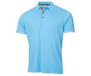 Calvin Klein Herren Club Golf leichtes Polo - Wassermann - XL