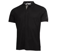 Calvin Klein Herren Club Golf leichtes Poloshirt - Schwarz - XXL