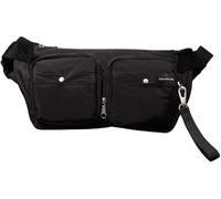 Calvin Klein Herren Crossbody Bag Tasche Packable Messenger Sling 2-in-1 Verstaubar, Schwarz (Black), Einheitsgröße