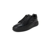 Calvin Klein Herren Cupsole Sneaker Chunky Laceup aus Leder, Schwarz (Triple Black), 42