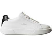 Calvin Klein Herren Cupsole Sneaker Chunky Laceup aus Leder, Weiß (Bright White/Black), 43