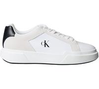 Calvin Klein Herren Cupsole Sneaker Chunky Laceup Dicke Sohle, Weiß (Bright White/Black), 42