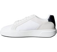 Calvin Klein Herren Cupsole Sneaker Chunky Laceup Dicke Sohle, Weiß (Bright White/Black), 45