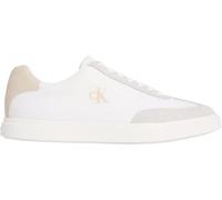 Calvin Klein Herren Cupsole Sneaker Low Prof Cupsole Cv Low Top, Mehrfarbig (Bright White/Oatmeal), 44