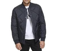 Calvin Klein Herren Diamond Quilted Softshell Jacket Jacke, Wendbar, True Navy, M