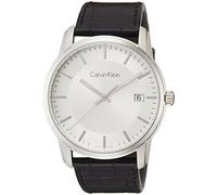 Calvin Klein Herren Digital Quarz Uhr mit Leder Armband K5S311C6