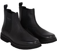 Calvin Klein Herren Eva Mid Chelsea Boot LTH Mittelhoher Stiefel, 3 x Schwarz, 45 EU