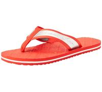 Calvin Klein Herren Flip Flops Beach Sandal Zehentrenner, Rot (Fiery Red/Metallic Foil), 45