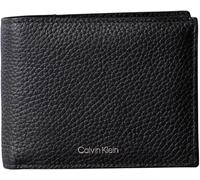 Calvin Klein Embossed Geldbörse Leder 12 cm schwarz