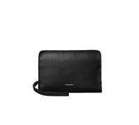 Calvin Klein Herren Folienprägung Tasche mit Griff LV04D1153G Dopp Kit, Schwarz (Schwarz), Einheitsgröße