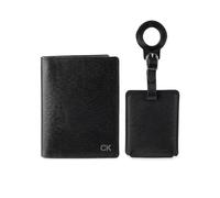 Calvin Klein Herren Geldbörsen-Sets - Minimalistische Falt- und Kartenetuis, Schwarzer Reisepass, Einheitsgröße, Geldbörsen-Sets - Minimalistische Falt- und Kartenetuis