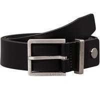 Calvin Klein Herren Gürtel Casual Belt 3,5 cm Ledergürtel, Schwarz (Black), 95 cm